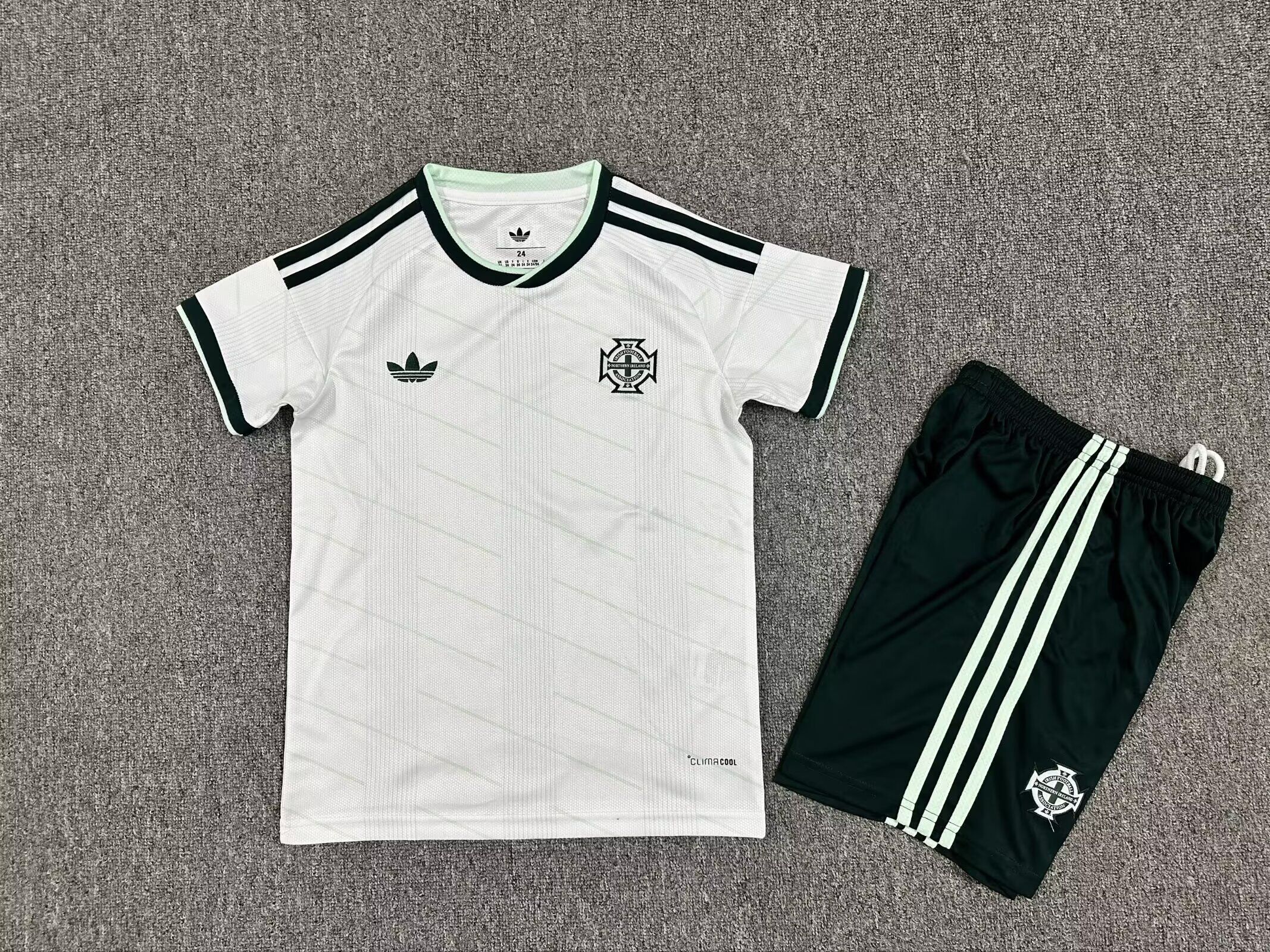 Kids-Northern Ireland 2026 Away White Soccer Jersey